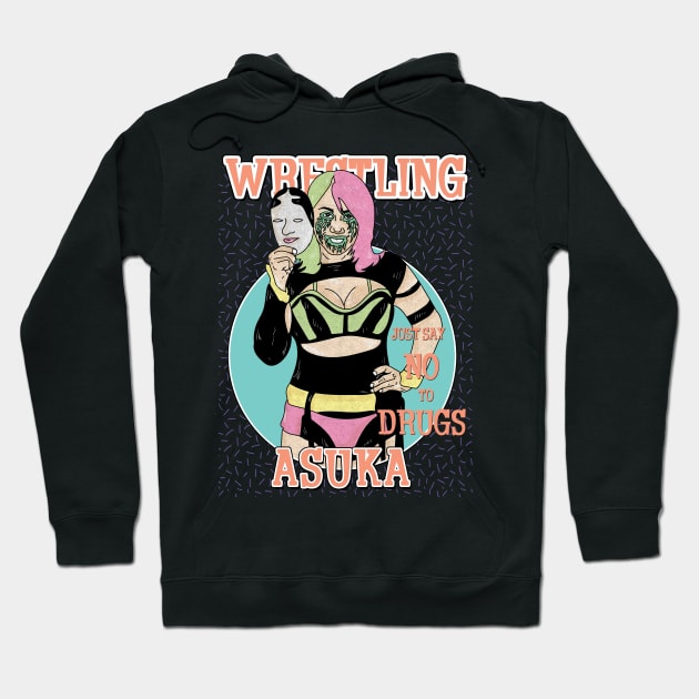 Artwork Aesthetic Asuka Wrestling Hoodie by Pinjem Seratus